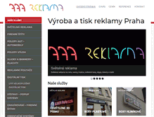 Tablet Screenshot of aaareklama.cz